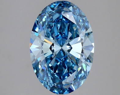 Loose Diamond - OVAL 2.23ct Fancy Vivid Blue VS1: Loose Diamond - OVAL 2.23ct Fancy Vivid Blue VS1 Source: This is a real non-mined Diamond that has been grown in a lab Shape: OVAL Carats: 2.23 Color: Fancy Vivid Blue Certification: IGI Video: