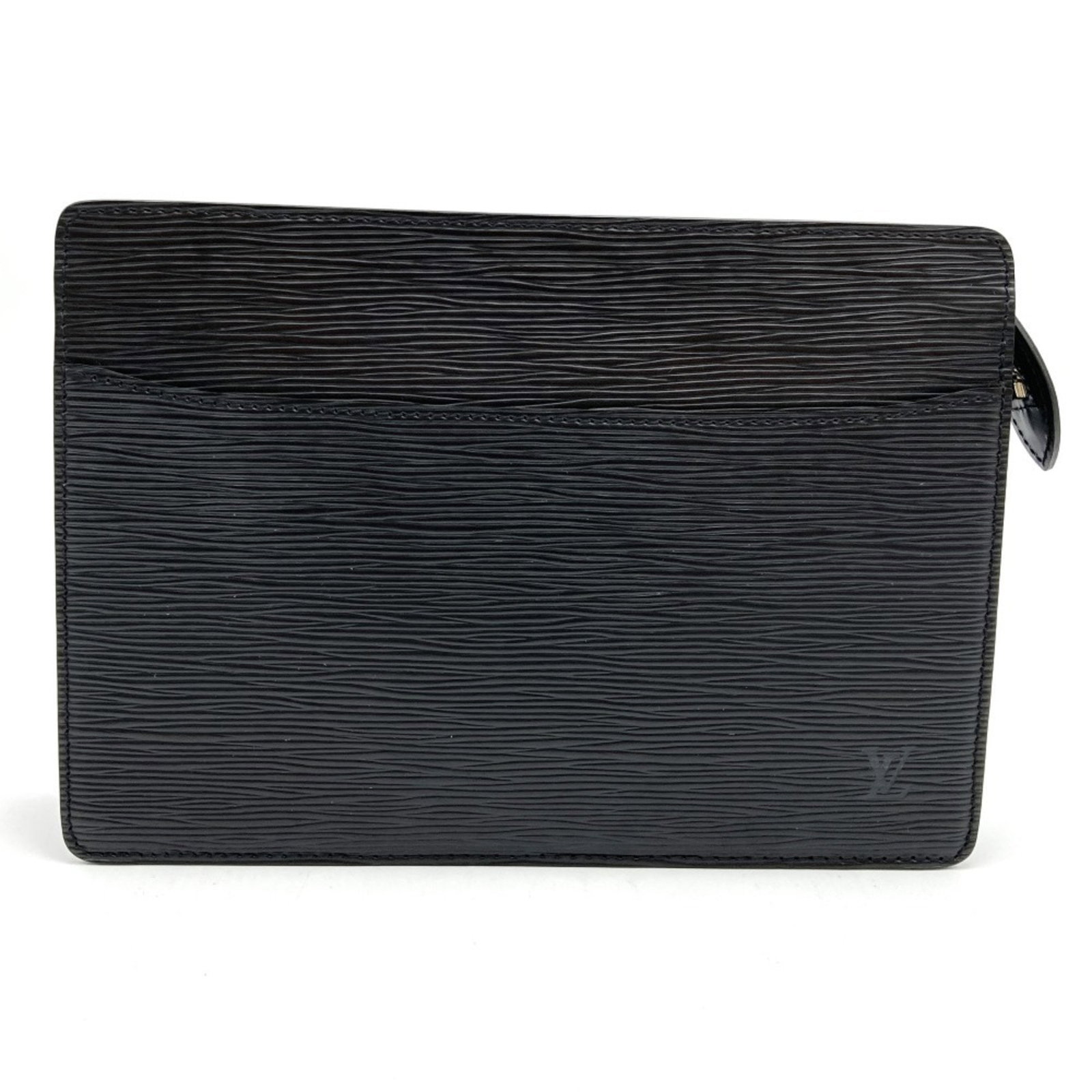 Louis Vuitton M52522 Black Epi Leather Clutch Bag for Men and Women: Louis Vuitton M52522 Black Epi Leather Clutch Bag for Men and Women This stylish clutch bag from Louis Vuitton is crafted from high-quality Epi leather in a sleek black finish, making it a versatile a