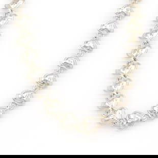 Tiffany & Co. Sterling Silver Heart Necklace Padlock Link: Tiffany & Co. Sterling Silver Heart Necklace Padlock Link Elevate your accessory collection with this stunning Tiffany & Co. Heart Necklace, expertly crafted in sterling silver. Featuring a