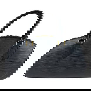 Louis Vuitton Jasmine Epi Leather Handbag M52782 Black Women's 1998: Louis Vuitton Jasmine Epi Leather Handbag M52782 Black Women's 1998 Discover the elegance of the Louis Vuitton Jasmine Epi Handbag, a timeless accessory crafted from durable Epi leather in a sleek