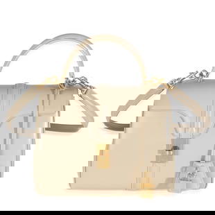 Celine Small 16 Top Handle Bag Beige Leather 2023 Gold-Tone: Celine Small 16 Top Handle Bag Beige Leather 2023 Gold-Tone Discover the elegance of the Celine Limestone Satinated Calfskin Small 16 Top Handle Bag. This chic handbag features a sophisticated beige