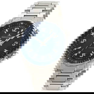 Jaeger-LeCoultre Polaris Q9008180 Men's Stainless Steel Watch Blue Dial: Jaeger-LeCoultre Polaris Q9008180 Men's Stainless Steel Watch Blue Dial The Jaeger-LeCoultre Polaris Q9008180 is a sophisticated men's wristwatch crafted from durable stainless steel. Featuring a