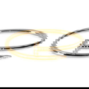 Cartier Juste Un Clou Bracelet 18k Yellow Gold Diamonds 0.58ct: Cartier Juste Un Clou Bracelet 18k Yellow Gold Diamonds 0.58ct This exquisite Cartier Juste Un Clou Bracelet showcases a stunning round brilliant diamond set in luxurious 18k yellow gold. Measuring 16