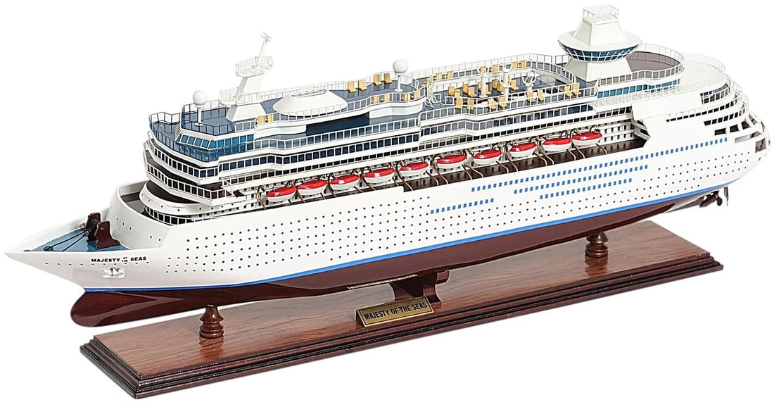 Majestic Sovereign-Class Ship Model Majesty of the Seas Display: Majestic Sovereign-Class Ship Model Majesty of the Seas Display This majestic Sovereign-Class ship model display showcases exquisite craftsmanship in a vintage style, perfect for nautical enthusiasts.
