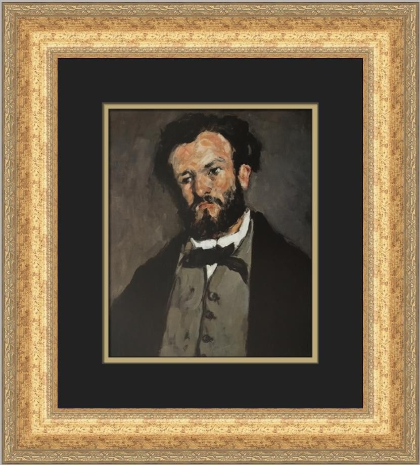 Paul Cezanne Portrait of Anthony Valabregue Custom Framed Art Print 19 x 17: Paul Cezanne Portrait of Anthony Valabregue Custom Framed Art Print 19 x 17 Experience the timeless beauty of Paul Cezanne's "Portrait of Anthony Valabregue" with this custom framed print. A stunning