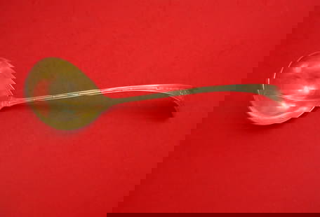 Wendt Bird Pattern Sterling Silver Soup Ladle 11 Gold Washed Bowl: Wendt Bird Pattern Sterling Silver Soup Ladle 11 Gold Washed Bowl This exquisite soup ladle, crafted by Wendt, features a stunning Bird pattern and is made of high-quality sterling silver. The bowl