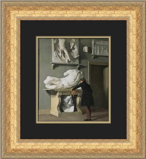 Christen Kobke Plaster Cast Collection Framed Print 18 x 17 in Art 1995: Christen Kobke Plaster Cast Collection Framed Print 18 x 17 in Art 1995 This stunning custom framed print features the Plaster Cast Collection at Charlottenborg Palace, showcasing the artistry of