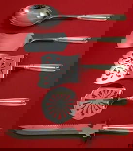 Towle Sterling Silver Benjamin Franklin 5pc Brunch Serving Set: Towle Sterling Silver Benjamin Franklin 5pc Brunch Serving Set Elevate your dining experience with the exquisite Benjamin Franklin Brunch Serving Set by Towle. This 5-piece hostess set, crafted from