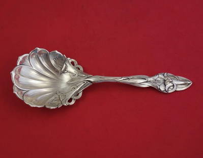 Frank Whiting Easter Lily Sterling Silver Berry Spoon 9 Inches Heavy 5.0 oz: Frank Whiting Easter Lily Sterling Silver Berry Spoon 9 Inches Heavy 5.0 oz Experience the elegance of the Easter Lily pattern by Frank Whiting with this stunning sterling silver berry spoon.
