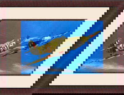 Hawker Hurricane Mk11B Custom Framed Aviation Print 18 x 23: Hawker Hurricane Mk11B Custom Framed Aviation Print 18 x 23 This stunning aviation print features the iconic Hawker "Hurricane" Mk11B, beautifully matted and custom framed. The print is produced