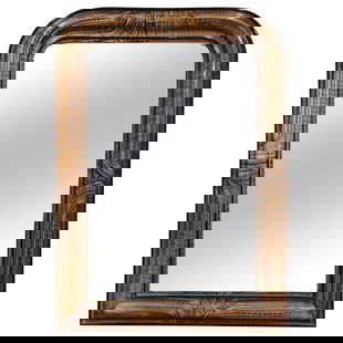 Antique 19th Century Louis Philippe Faux Burl Wood Mirror: Antique 19th Century Louis Philippe Faux Burl Wood Mirror This exquisite 19th Century Louis Philippe wall mirror, crafted in France around 1870, showcases a stunning design that combines elegance