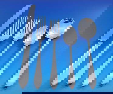 Tiffany & Co. Faneuil Sterling Silver Flatware Set for 8 - 44 Pieces: Tiffany & Co. Faneuil Sterling Silver Flatware Set for 8 - 44 Pieces Presenting the exquisite Faneuil flatware set by Tiffany & Co., crafted from high-quality sterling silver. This distinguished