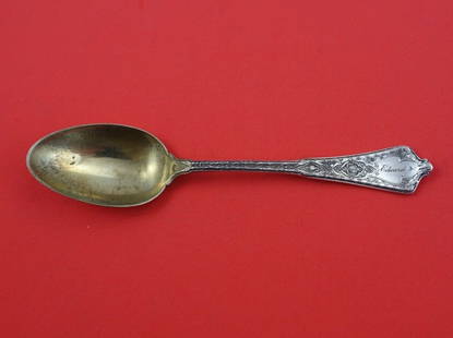 Tiffany & Co. Persian Sterling Silver Spoon 6 1/4 Gold Wash: Tiffany & Co. Persian Sterling Silver Spoon 6 1/4 Gold Wash This exquisite Persian by Tiffany & Co. Sterling Silver Pap Spoon is a beautiful example of craftsmanship from the late 19th century.