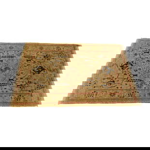 Vintage 40 Year Old 58x91 Wool Tribal Rug in Earth Tones: Vintage 40 Year Old 58x91 Wool Tribal Rug in Earth Tones Enhance your living space with this exquisite vintage tribal rug, approximately 40 years old. Crafted from 100% wool, this rug features an