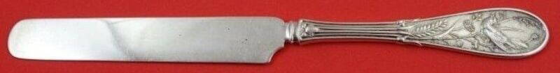 Tiffany & Co Japanese Pattern Sterling Silver Dessert Knife 7 1/4 inches: Tiffany & Co Japanese Pattern Sterling Silver Dessert Knife 7 1/4 inches This exquisite dessert knife from Tiffany & Co. showcases the elegant Japanese pattern, crafted in high-quality sterling