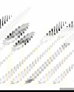 Ascot Gold Ricci 20 Piece Stainless Steel Flatware Set for 4: Ascot Gold Ricci 20 Piece Stainless Steel Flatware Set for 4 Enhance your dining experience with the Ascot Gold by Ricci Stainless Steel Flatware Set for 4. This exquisite 20-piece set, crafted from