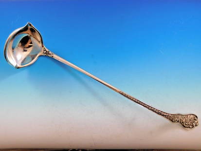 Tiffany & Co Olympian Sterling Silver Punch Ladle 15" Hebe Motif: Tiffany & Co Olympian Sterling Silver Punch Ladle 15" Hebe Motif Presenting an extraordinary 15" punch ladle in the renowned Olympian pattern by Tiffany & Co. Crafted from high-quality sterling