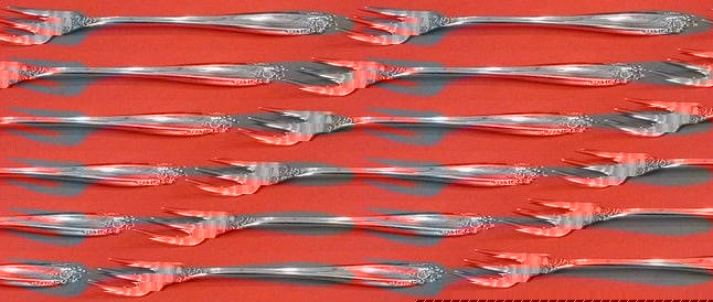 International Sterling Prelude Cocktail Fork Set 12 Piece 5.5 Inch: International Sterling Prelude Cocktail Fork Set 12 Piece 5.5 Inch This 12-piece set of Prelude cocktail forks by International Sterling is a beautiful addition to any dining collection. Crafted
