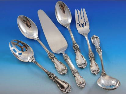 Reed & Barton Burgundy Sterling Silver 6-Piece Serving Set Hampton Court: Reed & Barton Burgundy Sterling Silver 6-Piece Serving Set Hampton Court Enhance your dining experience with the Burgundy by Reed & Barton Sterling Silver Essential Serving Set. This stunning