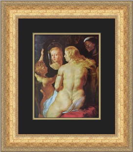 Peter Paul Rubens The Toilette of Venus Framed Print 19 x 17: Peter Paul Rubens The Toilette of Venus Framed Print 19 x 17 Experience the timeless beauty of Peter Paul Rubens' "The Toilette of Venus" with this custom framed print. This exquisite piece features