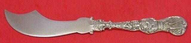 Durgin Heraldic Sterling Silver Fish Knife 7 1/4 Inch Flat Handle: Durgin Heraldic Sterling Silver Fish Knife 7 1/4 Inch Flat Handle Introducing the Heraldic by Durgin Sterling Silver Fish Knife, a beautifully crafted piece featuring a flat handle design. This