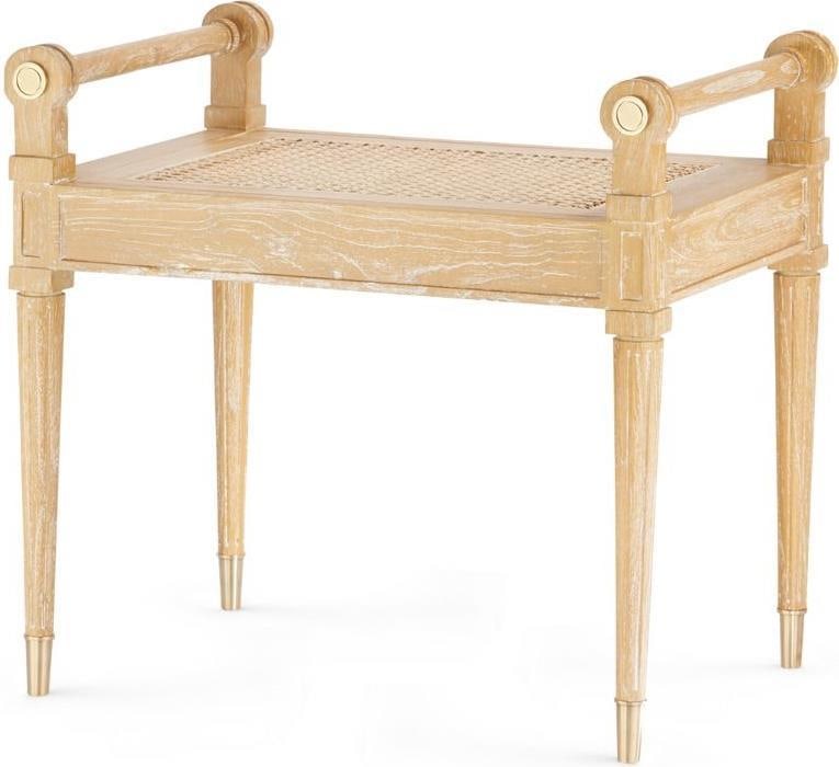 Classic Paris Bench in Cape Lilac Mahogany: Classic Paris Bench in Cape Lilac Mahogany Introducing the Classic Paris Bench, a stunning piece designed in a French antique style. Crafted from Cape Lilac Mahogany, this bench features hand-tied can