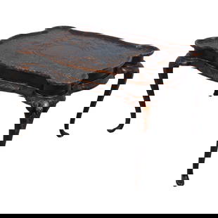 Hilda Flack Chinoiserie Coffee Table Black Crackle Finish 29 x 38 x 24.5: Hilda Flack Chinoiserie Coffee Table Black Crackle Finish 29 x 38 x 24.5 This stunning coffee table features a traditional Chinoiserie design, expertly incised and carved for intricate detail.