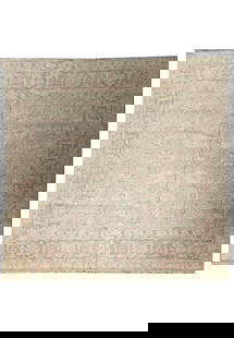 100% Natural Wool 10 x 10 Oushak Chobi Peshawar Rug Handmade: 100% Natural Wool 10 x 10 Oushak Chobi Peshawar Rug Handmade Experience timeless elegance with our 100% Natural Wool 10' x 10' S. QU. AR. E Oushak Chobi Peshawar Rug. Crafted with utmost care and