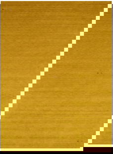 Modern Gold Tribal 8'10 x 12'0 Gabbeh Wool Area Rug Handmade: Modern Gold Tribal 8'10 x 12'0 Gabbeh Wool Area Rug Handmade Enhance your living space with this stunning Modern Gold Tribal Pictorial Gabbeh Wool Area Rug. Crafted with meticulous attention to