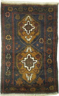Handcrafted 2.9 x 4.3 Navy Blue Tribal Rug from Pakistan: Handcrafted 2.9 x 4.3 Navy Blue Tribal Rug from Pakistan Elevate your space with this exquisite 2.9 x 4.3 Navy Blue Tribal Rug, handcrafted by skilled Persian artisans. Featuring traditional Persian