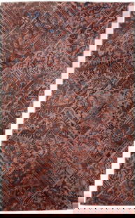 Handmade Multi-Color Antique Persian Patchwork Rug 4' x 6'4": Handmade Multi-Color Antique Persian Patchwork Rug 4' x 6'4" Introducing a captivating Multi-Color Antique Persian Patchwork Rug, a perfect blend of history and artistry. Measuring 4' x 6' 4" (48 in x