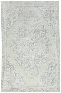 Vintage Hand-Knotted Floral Oriental Rug 6'4 x 9'10 Wool: Vintage Hand-Knotted Floral Oriental Rug 6'4 x 9'10 Wool This exquisite hand-knotted antique Oriental rug features a stunning floral design in muted colors, including shades of beige, cream, and
