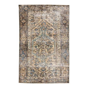 1960s Handmade Persian Tribal Wool Rug 3'11" x 6'3" Beige