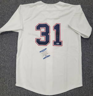 Jim Abbott Signed Team USA Jersey with BAS COA: Jim Abbott Signed Team USA Jersey with BAS COA This is an original Jim Abbott signed Team USA jersey, featuring a certified autograph authenticated by Beckett Authentication Services (BAS). The
