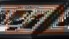 Daniel Radcliffe Maggie Smith Signed Harry Potter Framed Photo BAS COA