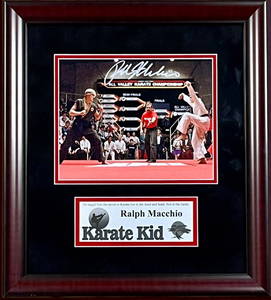 Ralph Macchio Signed 8x10 Photo Custom Framed Display The Karate Kid