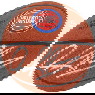 Dennis Rodman Signed Detroit Pistons NBA Basketball with COA: Dennis Rodman Signed Detroit Pistons NBA Basketball with COA This is a Dennis Rodman signed Wilson NBA basketball featuring the Detroit Pistons logo. It is an original piece, authenticated by a