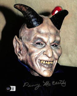 Penny McCarthy Signed Star Wars Labria 8x10 Photo with Beckett: Penny McCarthy Signed Star Wars Labria 8x10 Photo with Beckett This is an autographed 8x10 color photograph featuring Penny McCarthy, who portrayed the cantina alien Labria in the original Star Wars m