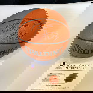 Kobe Bryant Signed Pre Rookie Basketball #33 JSA COA Los Angeles Lakers: Kobe Bryant Signed Pre Rookie Basketball #33 JSA COA Los Angeles Lakers Presented is a Spalding NBA leather game model basketball that has been beautifully hand signed in black felt tip marker by a