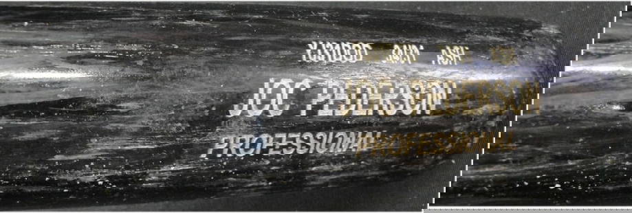 Joc Pederson Dodgers Team Issued Baseball Bat MLB Authentic Heavy Wear: Joc Pederson Dodgers Team Issued Baseball Bat MLB Authentic Heavy Wear This is an officially team-issued baseball bat from Joc Pederson, a player for the Los Angeles Dodgers. The bat exhibits heavy