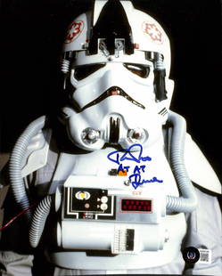 Paul Jericho Signed At-At Driver 8x10 Photo Star Wars Beckett Certified: Paul Jericho Signed At-At Driver 8x10 Photo Star Wars Beckett Certified This is an autographed 8x10 photograph of Paul Jericho, famously known as the "At-At Driver" from Star Wars: The Empire