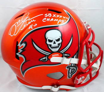 Mike Alstott Signed Tampa Bay Buccaneers Flash Speed Helmet Beckett Authenticated: Mike Alstott Signed Tampa Bay Buccaneers Flash Speed Helmet Beckett Authenticated This authentic Tampa Bay Buccaneers full-size flash speed helmet is signed by legendary player Mike Alstott, known