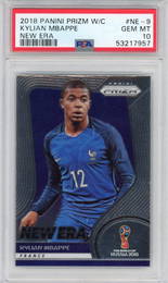 2018 Panini Prizm Kylian Mbappe Rookie Card PSA 10 Graded
