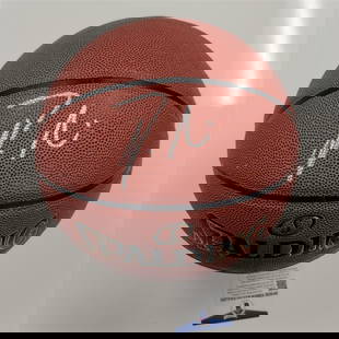 Damian Lillard Signed Basketball Trailblazers with Beckett BAS COA: Damian Lillard Signed Basketball Trailblazers with Beckett BAS COA This is an original signed indoor/outdoor basketball featuring Damian Lillard of the Trail Blazers. The ball is authenticated by