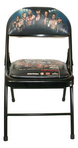 WWE Wrestlemania 25 Ringside Folding Chair Black Unbranded