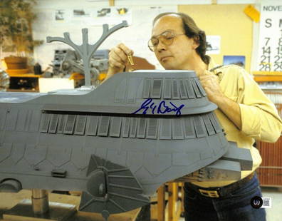 Charlie Bailey Signed 11x14 Star Wars Photograph Beckett Authenticated: Charlie Bailey Signed 11x14 Star Wars Photograph Beckett Authenticated This autographed 11x14 photograph features Charlie Bailey, a former model maker for Industrial Light & Magic (ILM), known for his