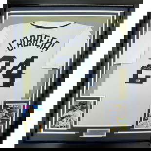 Framed Miguel Cabrera Signed Jersey 33x42 Detroit Tigers JSA COA: Framed Miguel Cabrera Signed Jersey 33x42 Detroit Tigers JSA COA This framed jersey features the authentic signature of Miguel Cabrera, the renowned MLB athlete, and is a remarkable piece for any