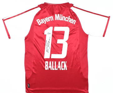Michael Ballack Signed Bayern Munich Jersey #13 Beckett Authenticated