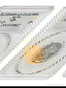 1857-D Liberty Head $5 Coin PCGS MS62 Dahlonega Mint Rare Gold: 1857-D Liberty Head $5 Coin PCGS MS62 Dahlonega Mint Rare Gold This exquisite 1857-D Liberty Head $5 coin is certified by PCGS with a grade of MS62, making it an uncirculated piece of exceptional