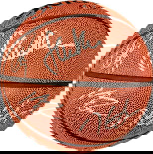 Golden State Warriors Signed Basketball PSA/DNA Authenticated Autographs: Golden State Warriors Signed Basketball PSA/DNA Authenticated Autographs This original basketball features the autographs of legendary Golden State Warriors players, including Stephen Curry, Klay